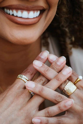 Golden Drip Ring
