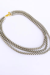 Aliza trio chain necklace
