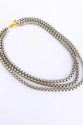 Aliza trio chain necklace