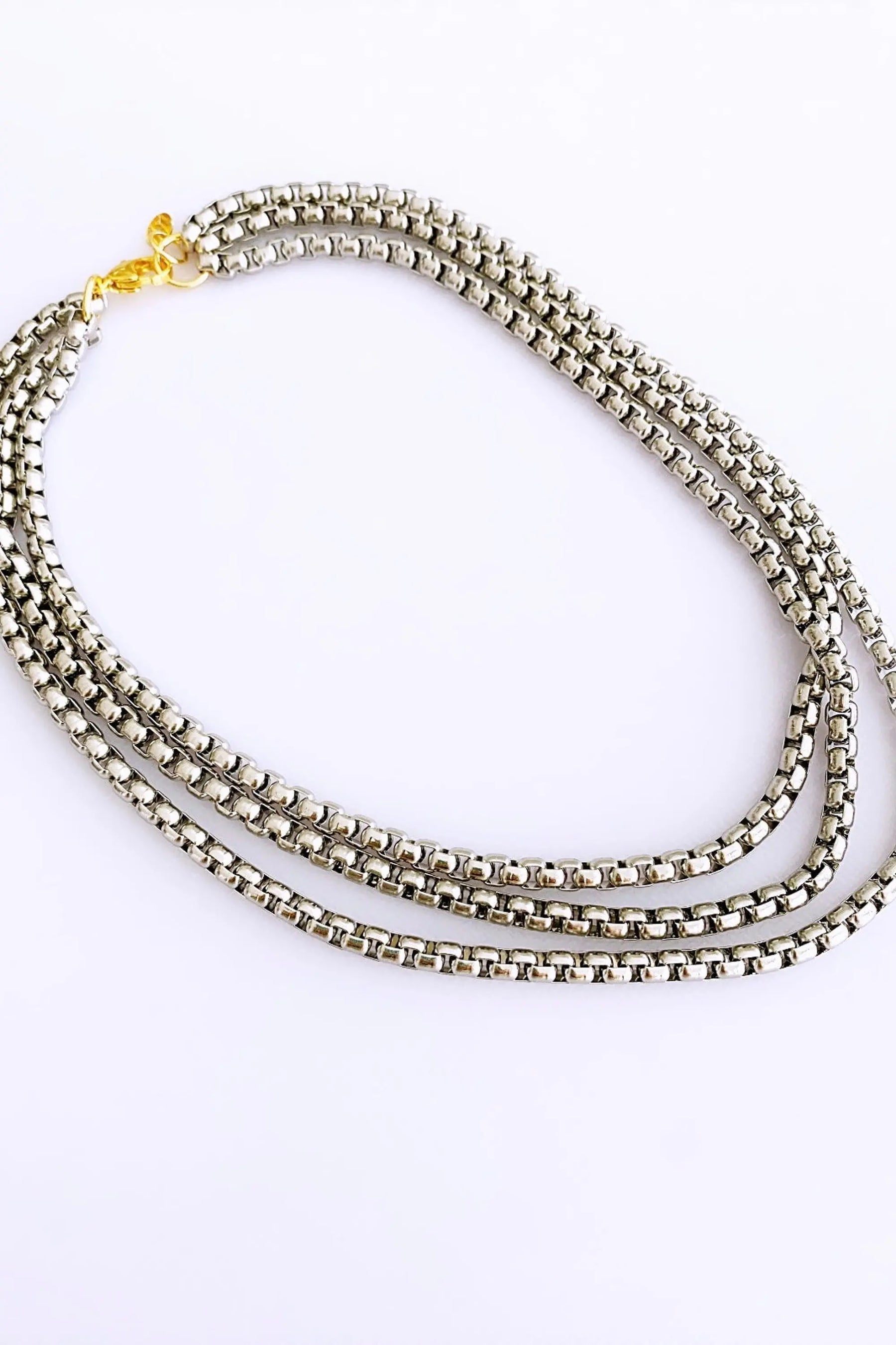 Aliza trio chain necklace