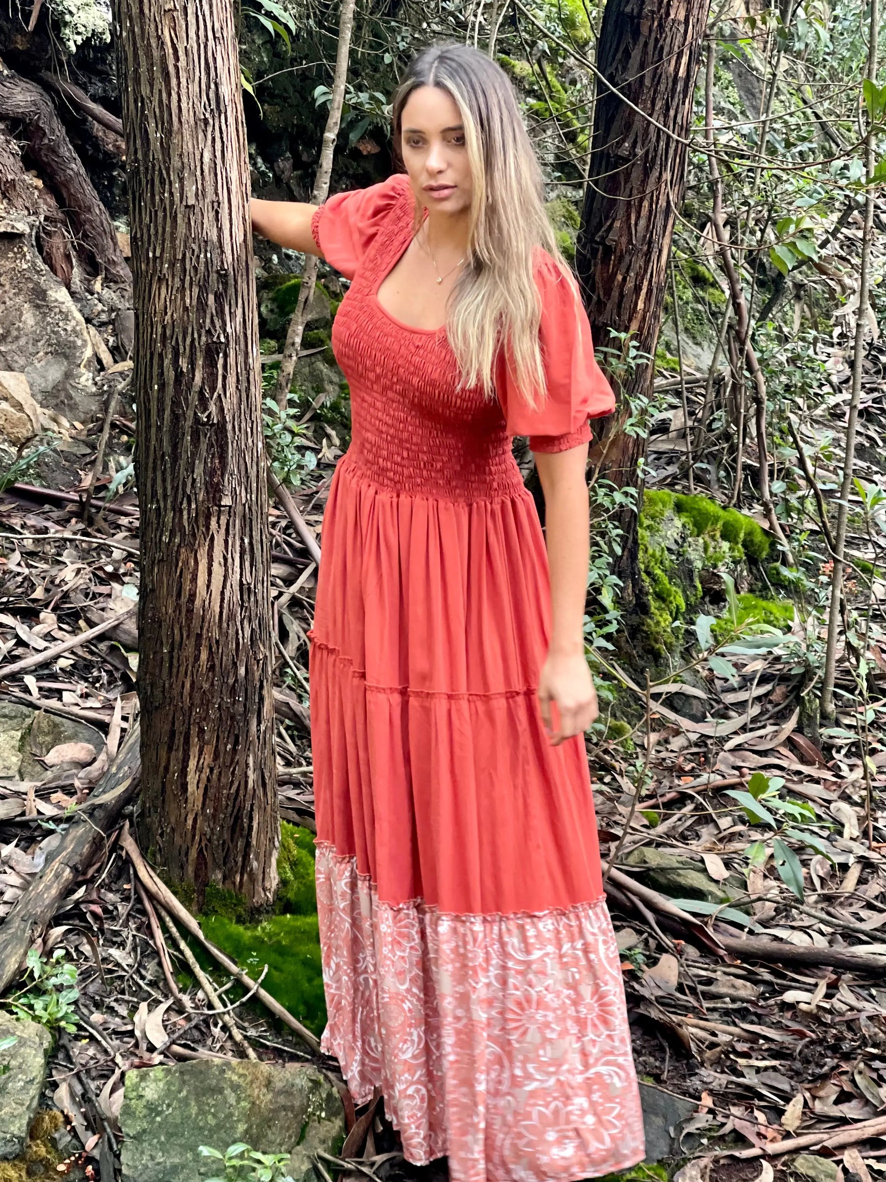 Vestido gitano selva terra