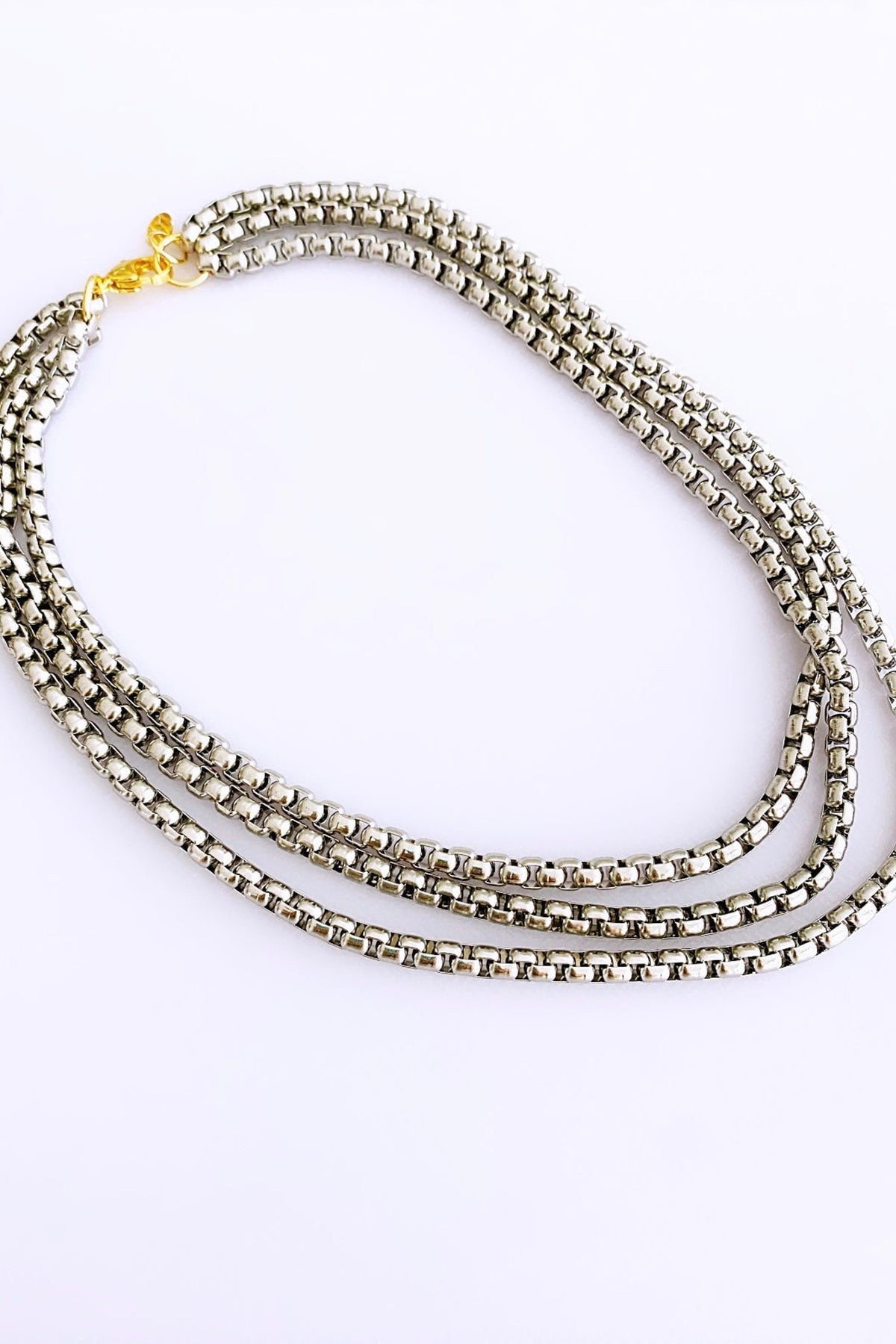 Aliza trio chain necklace