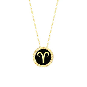 Aries Horoscope Necklace