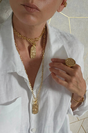 Element Pendant Long Necklace