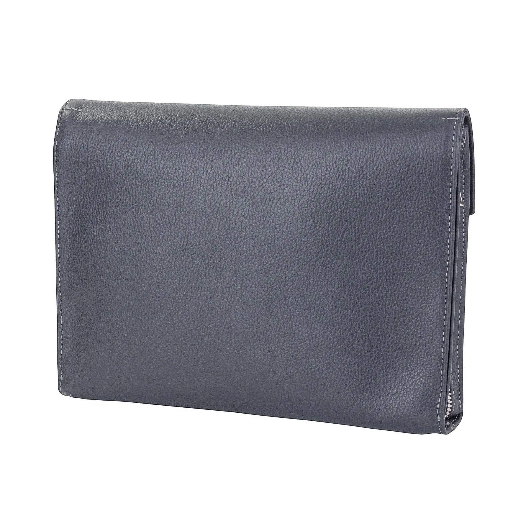 Men's Clutch- Gray Pebble