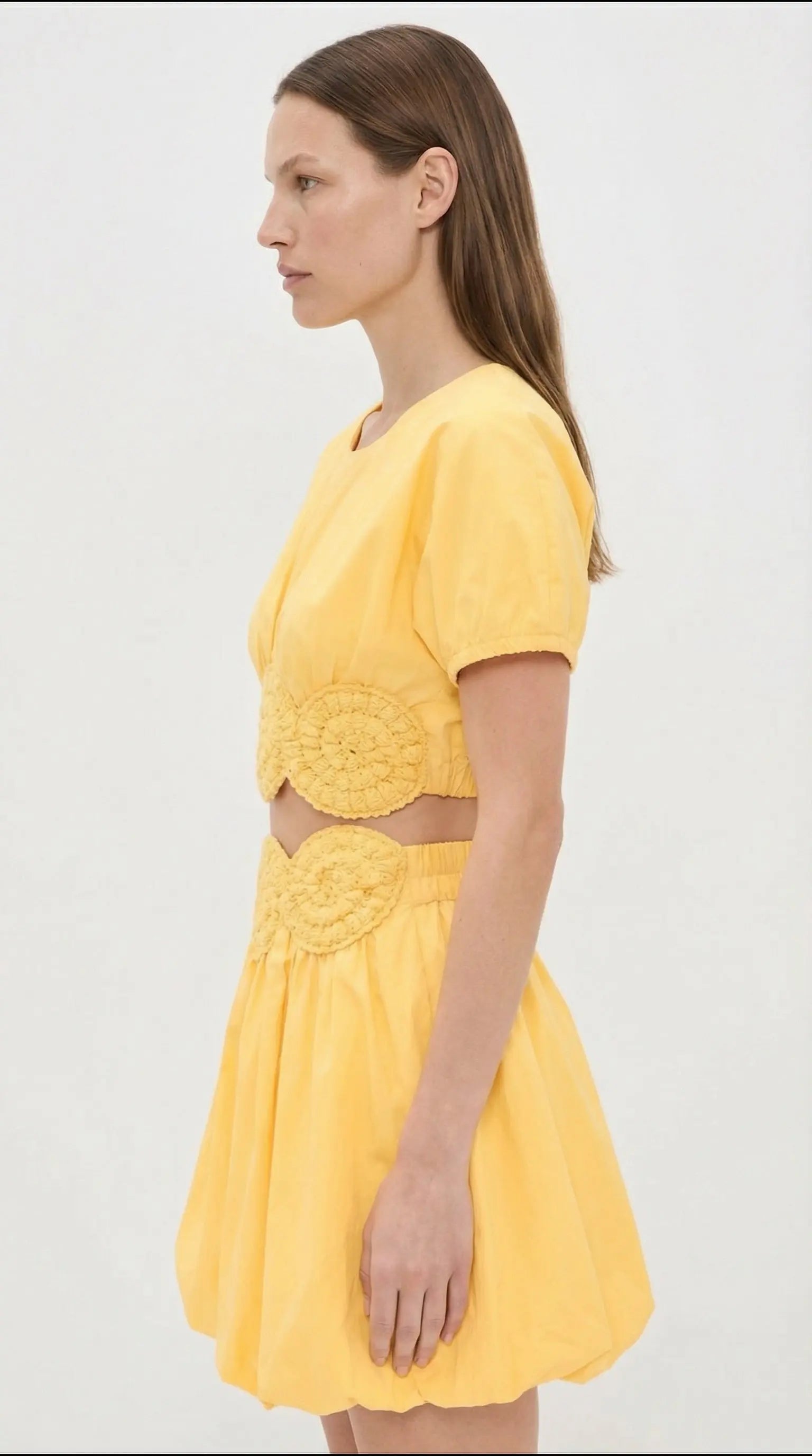 Amara Crochet Cotton Skirt