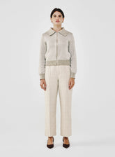 Sequin-Kissed Cotton Cardigan