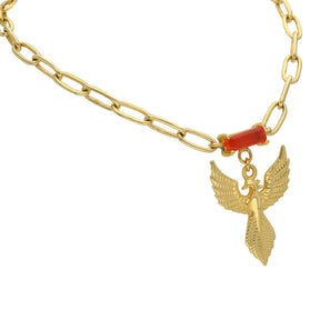 18k Gold Vermeil Phoenix Firekeeper Necklace