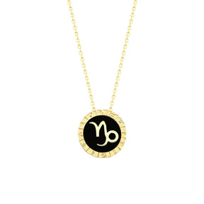 Capricorn Horoscope Necklace