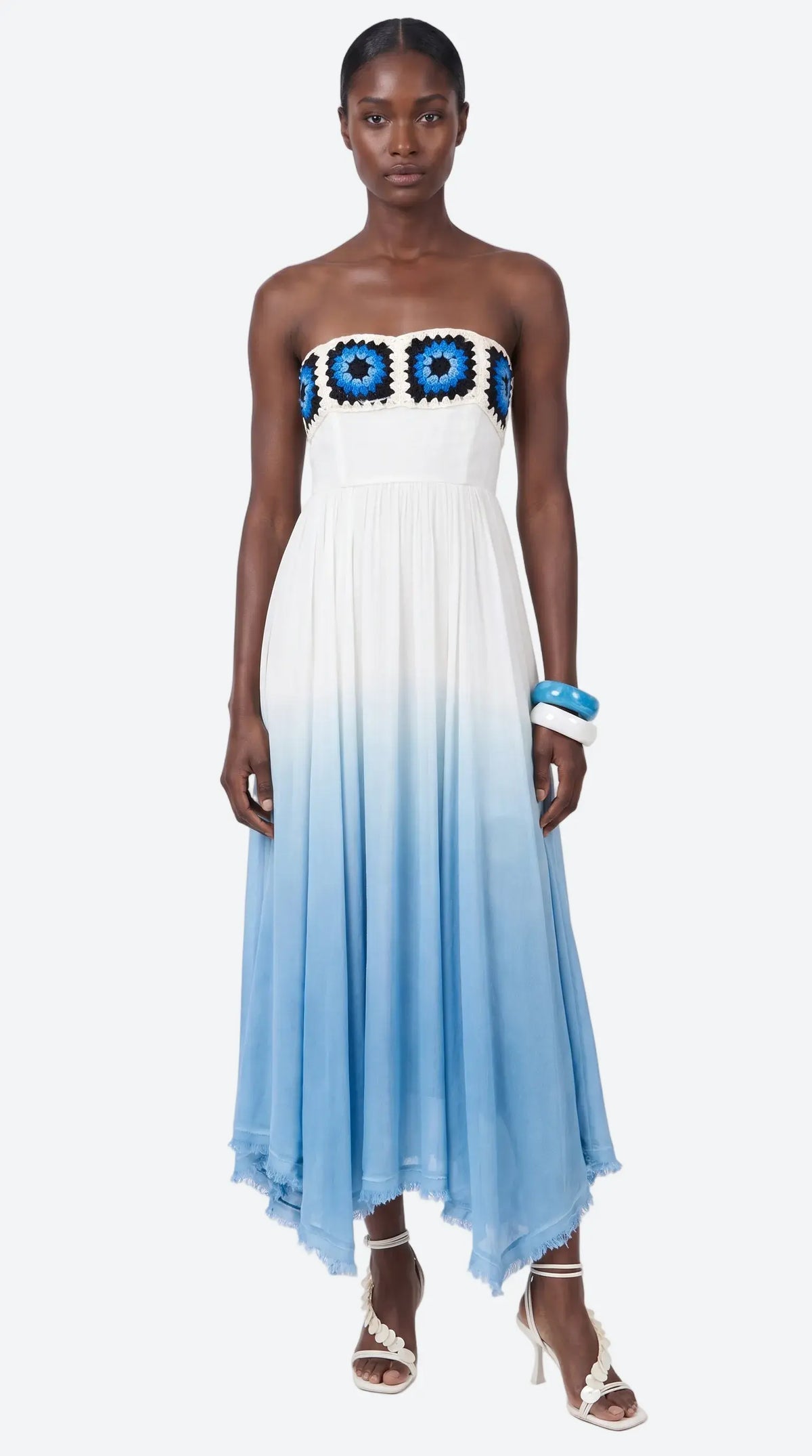 Lewa Ombre Crochet Dress