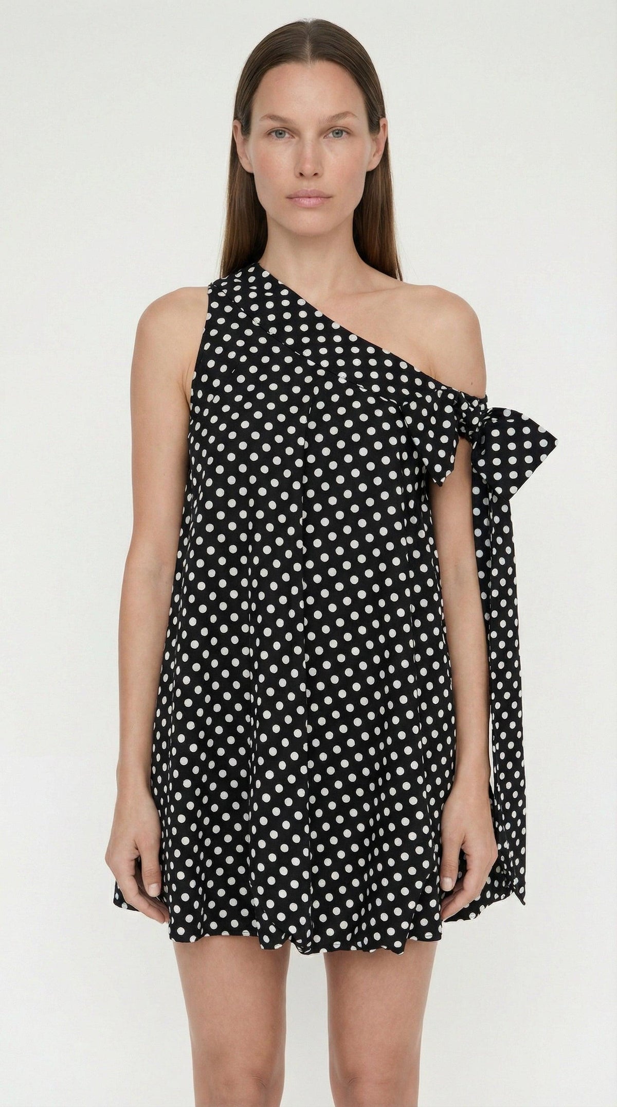 Bow Bubble Polka Dot Dress