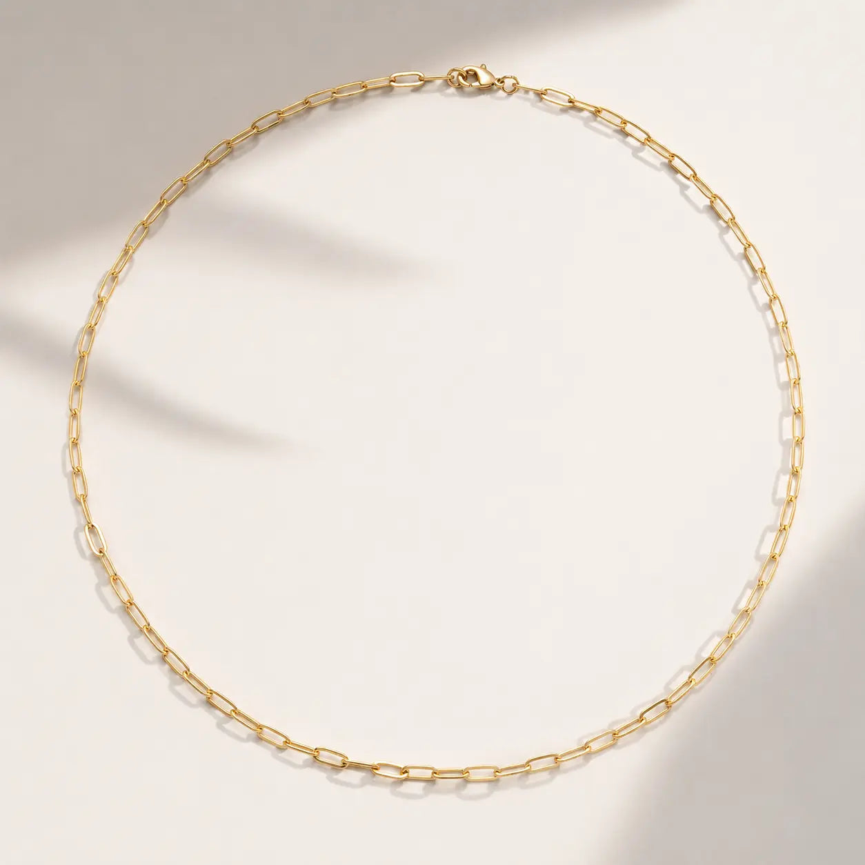Aureline Paperclip Necklace