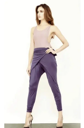 Silk Jersey Wrap Pant