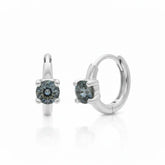 Moissanite Large Diamond Clicker Hoop – Precision Hinged Earrings