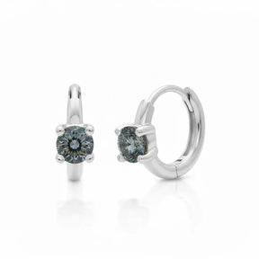 Moissanite Large Diamond Clicker Hoop – Precision Hinged Earrings