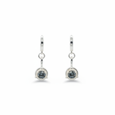 Stardust Moissanite Dangle Earrings