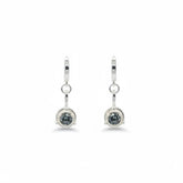 Stardust Moissanite Dangle Earrings