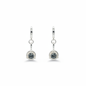 Stardust Moissanite Dangle Earrings