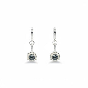 Stardust Moissanite Dangle Earrings