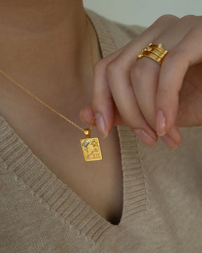 Pisces Zodiac Necklace