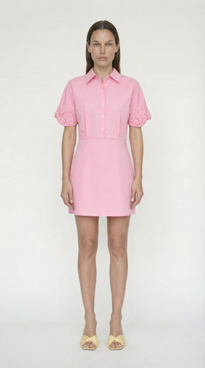 Ebube Cotton Mini Shirt Dress