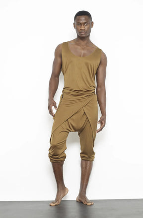 Silk Jersey Wrap Pant