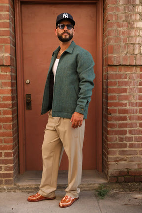 Harris Tweed Zip-Up Jacket