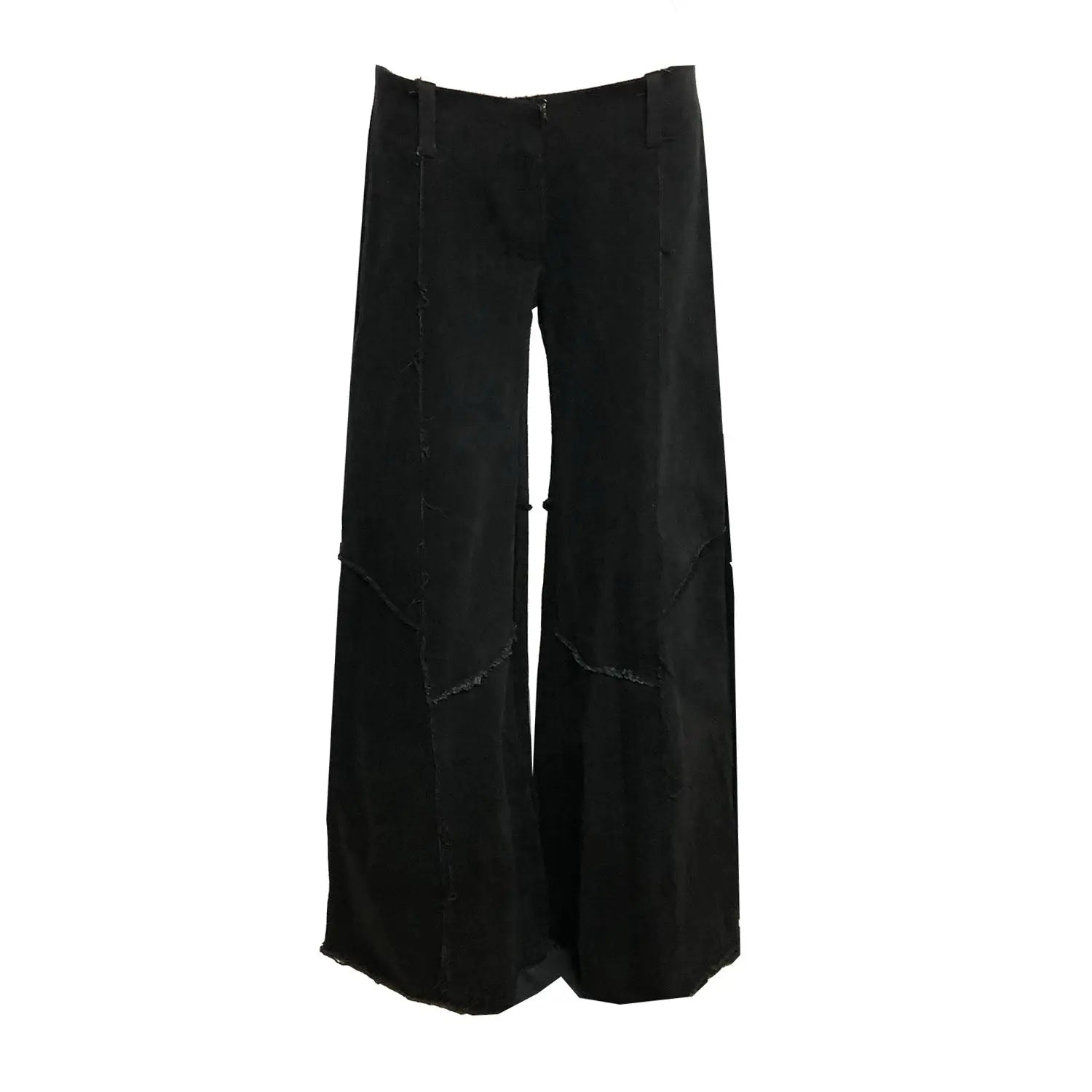Alex Low Rise Wide Leg Jean-Black
