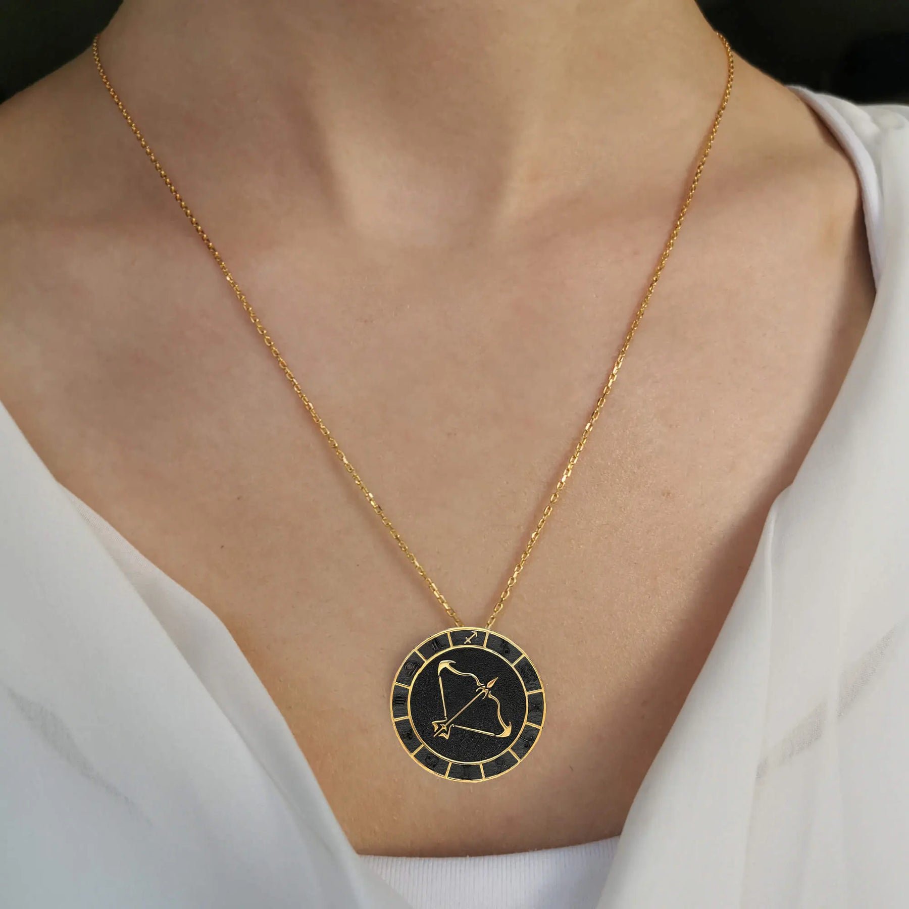 Sagittarius Zodiac Necklace