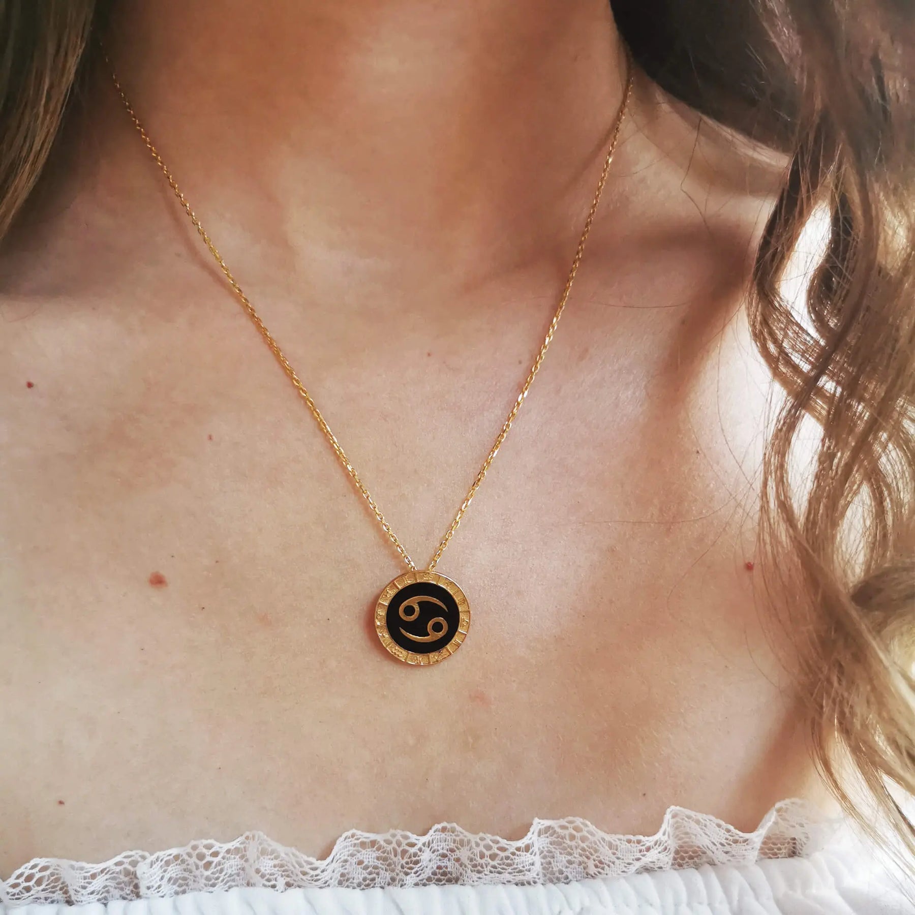 Cancer Horoscope Necklace