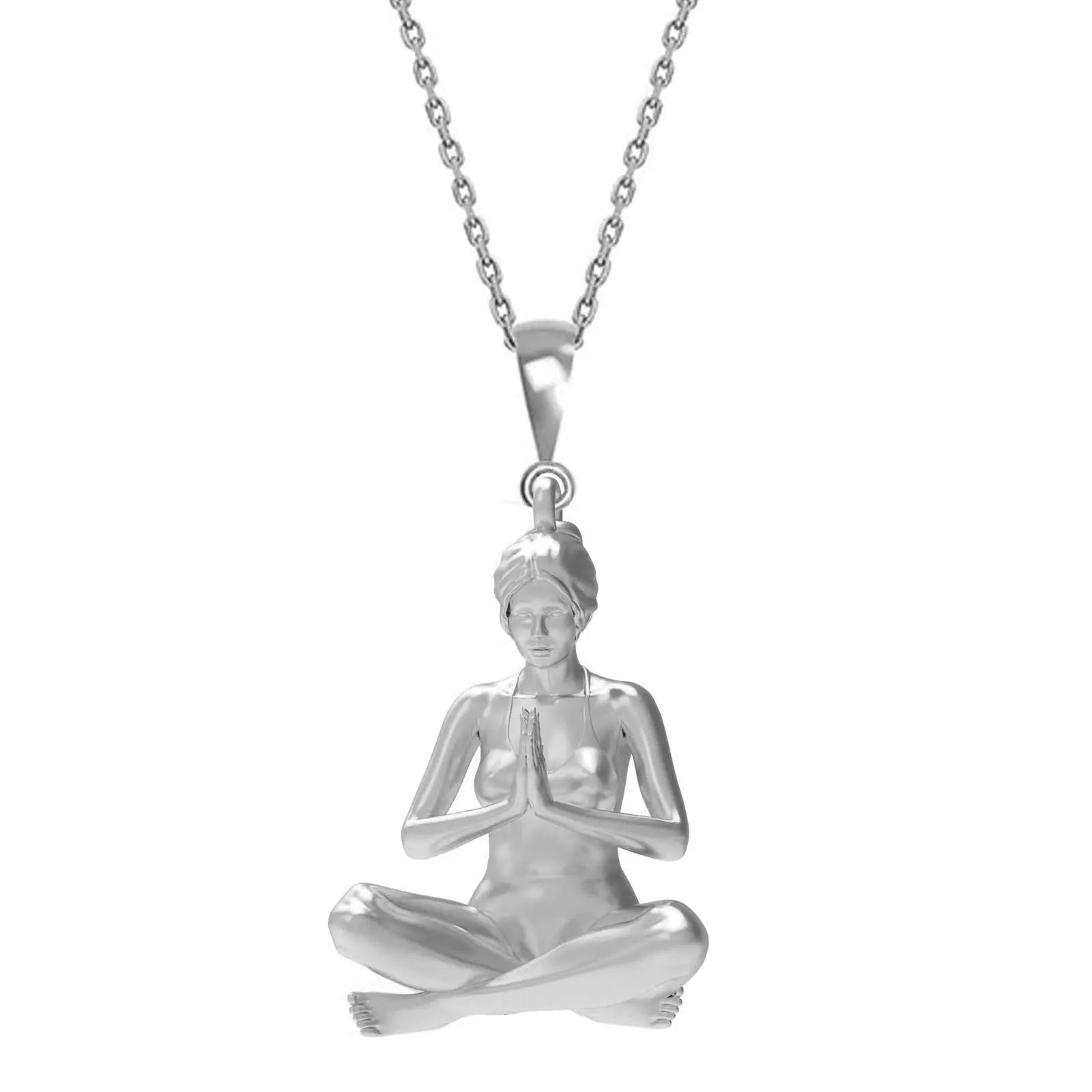 Sukhasana Pose Yoga Necklace